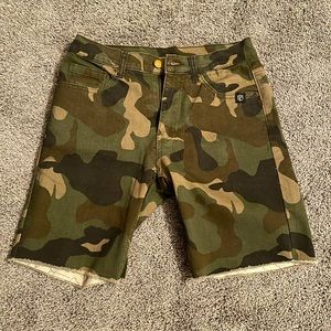 Born Primitive Stretch American WOD JORTS (Woodland)